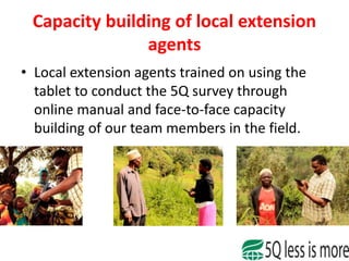 5Q approach: Less is more