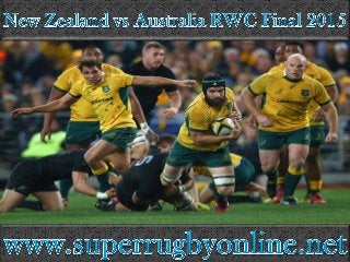 Watch New Zealand vs Australia RWC Final Online Stream