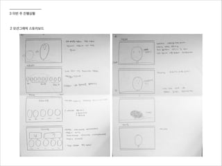 3 이번 주 진행상황
2 모션그래픽 스토리보드
 