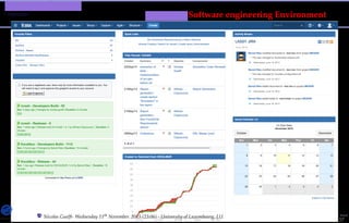 TMPA-2015-Keynote - Part: Conclusion
Appendix
146 / 157
MessirSoftware engineering Environment
Nicolas Guelﬁ- Wednesday 11th November, 2015 (23:06) - University of Luxembourg, LU
 