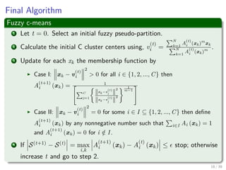 26 Machine Learning Unsupervised Fuzzy C-Means | PDF