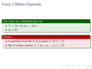26 Machine Learning Unsupervised Fuzzy C-Means | PDF