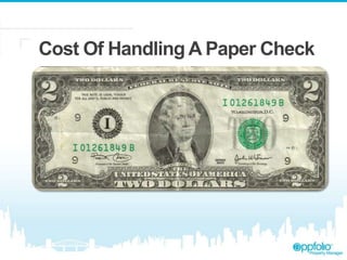 Cost Of Handling A Paper Check

 