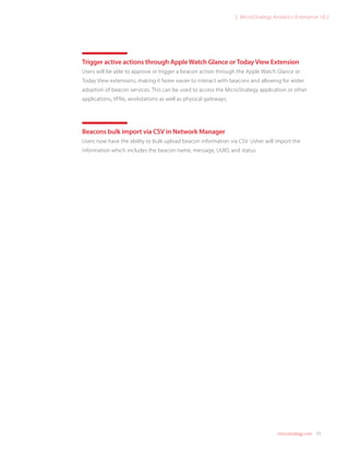 MicroStrategy 10.2 New Features | PDF