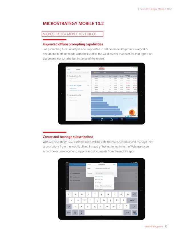 MicroStrategy 10.2 New Features | PDF