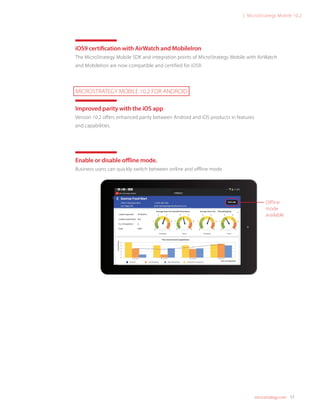 MicroStrategy 10.2 New Features | PDF