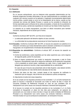 MEDIOS IMPUGNATORIOS EN EL PROCESO CIVIL | PDF
