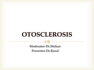 Moderator-Dr.Mohan
Presenter-Dr.Razal
 