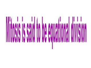 10. Cell  Cycle and Cell Division