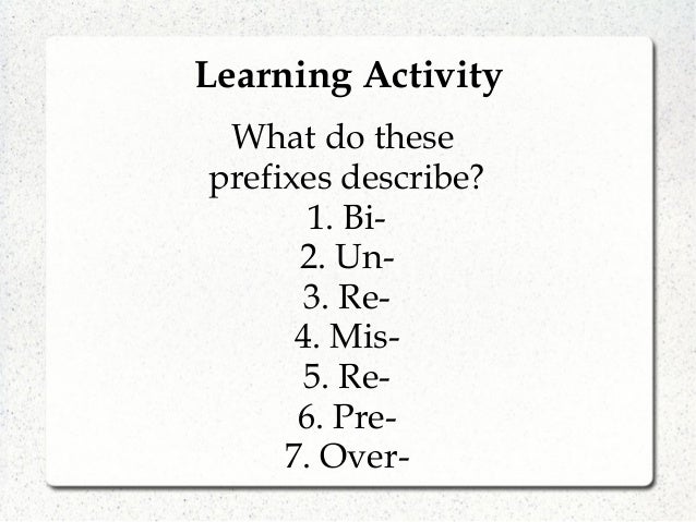 Languagelab 10.1 - Master Prefixes