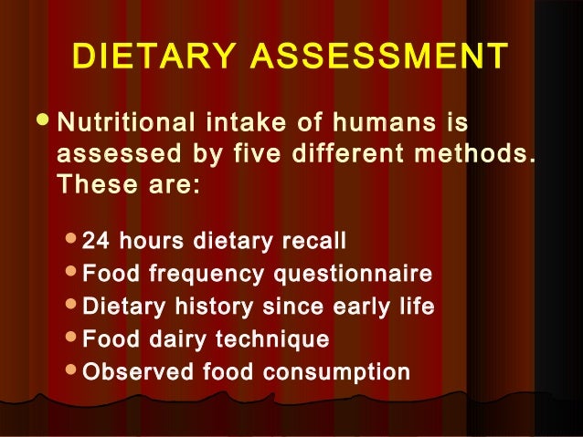 Validated Diet History Questionnaire