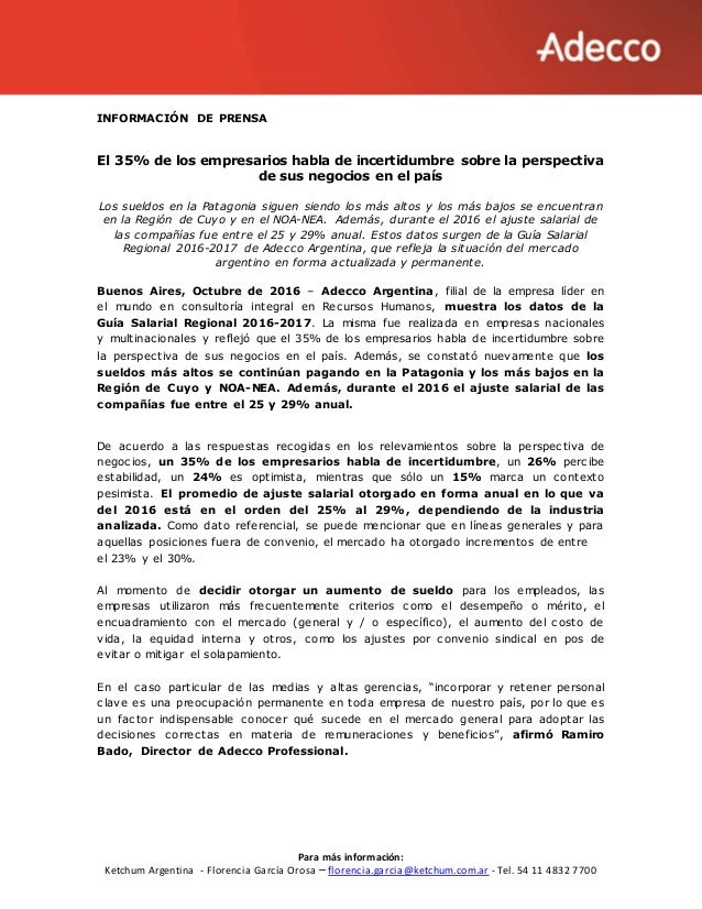 Guia Salarial Adecco