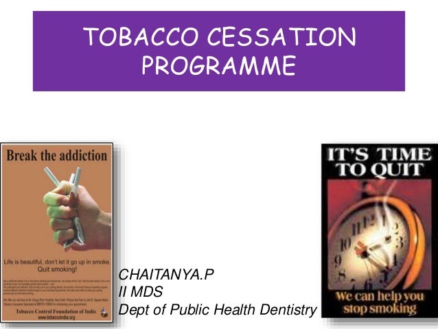 10 tobacco cessation programme tobacco cessation