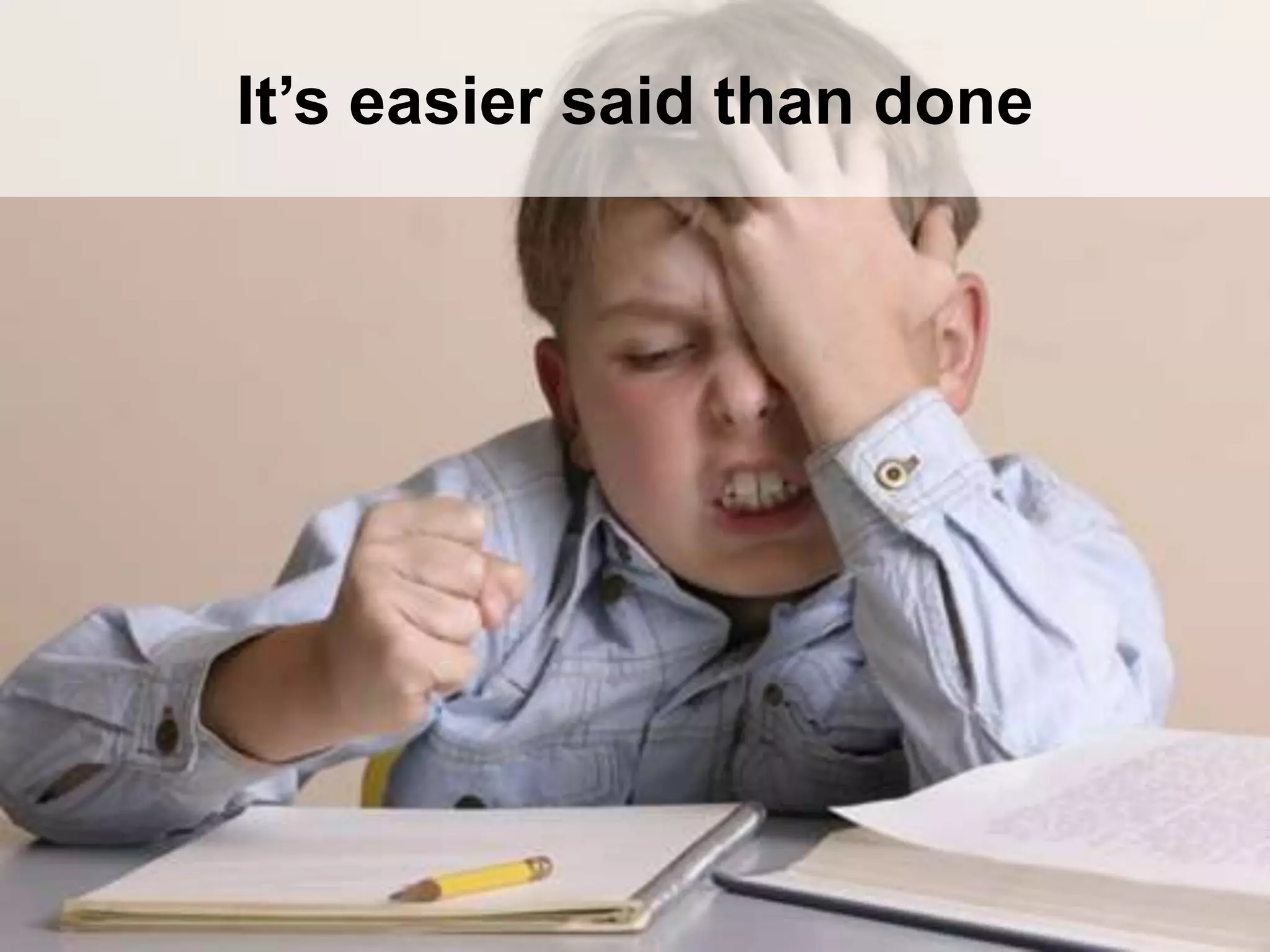 It’s easier said than done




       Creative Commons attribution share alike 3.0 imported license
 