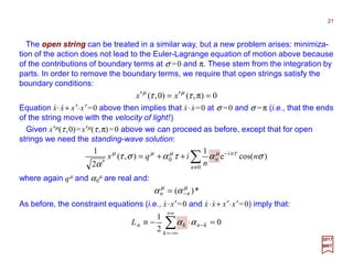 String Extention Equations PART X.1 - Superstring Theory | PDF