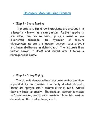 SOAPS & DETERGENTS | DOCX