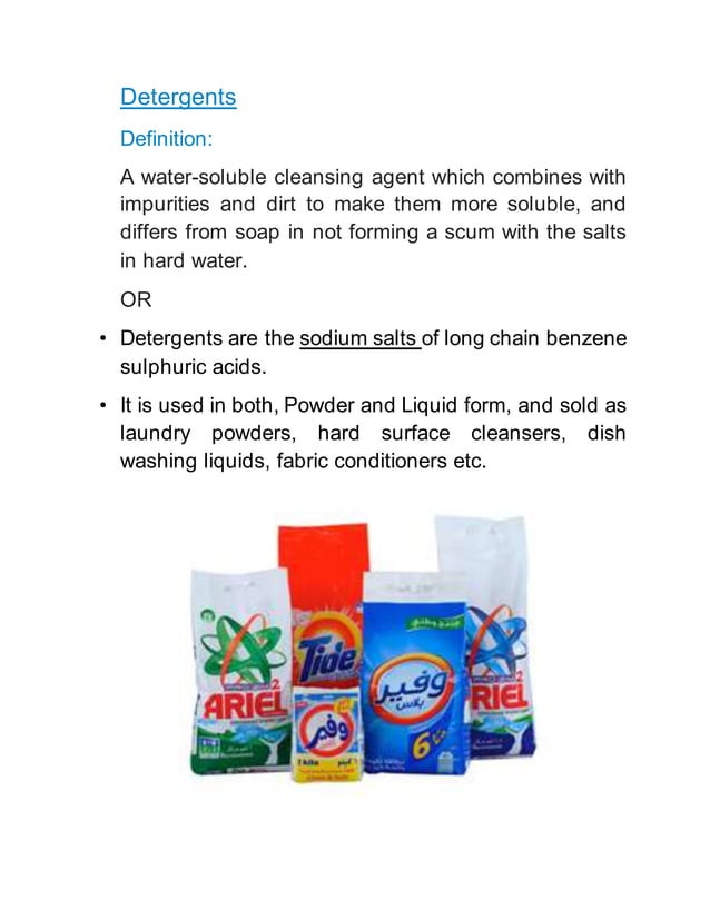 SOAPS & DETERGENTS PDF