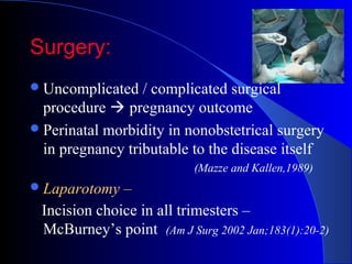 Appendicitis during pregnancy | PPT