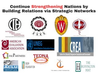 Continue Strengthening Nations by
Building Relations via Strategic Networks
 