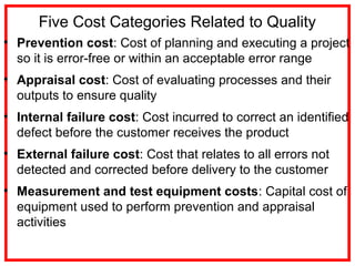 10. Project Quality Management | PPT