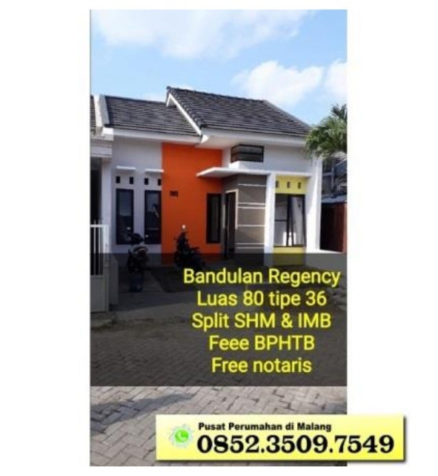 Wa 0852 3509 7549 Jual Rumah Minimalis Sederhana Type 36 Malang Rum