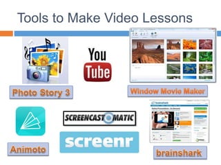 Tools to Make Video Lessons
 