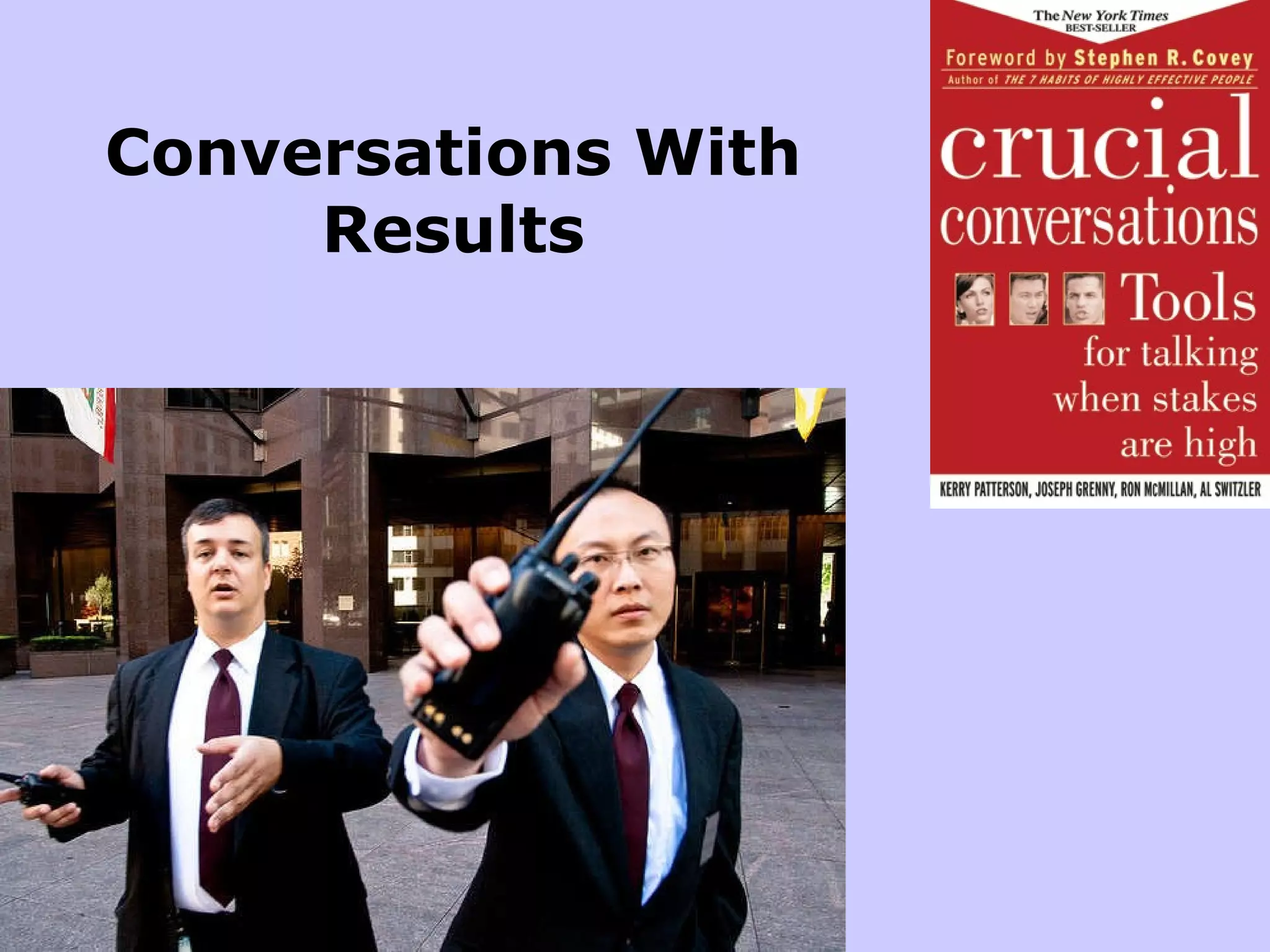 Conversations With Results 