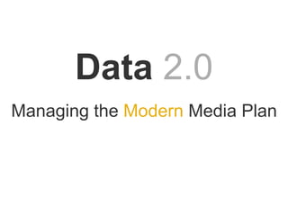 TrackSimple Board of Directors Data2.0 Managing the Modern Media Plan 