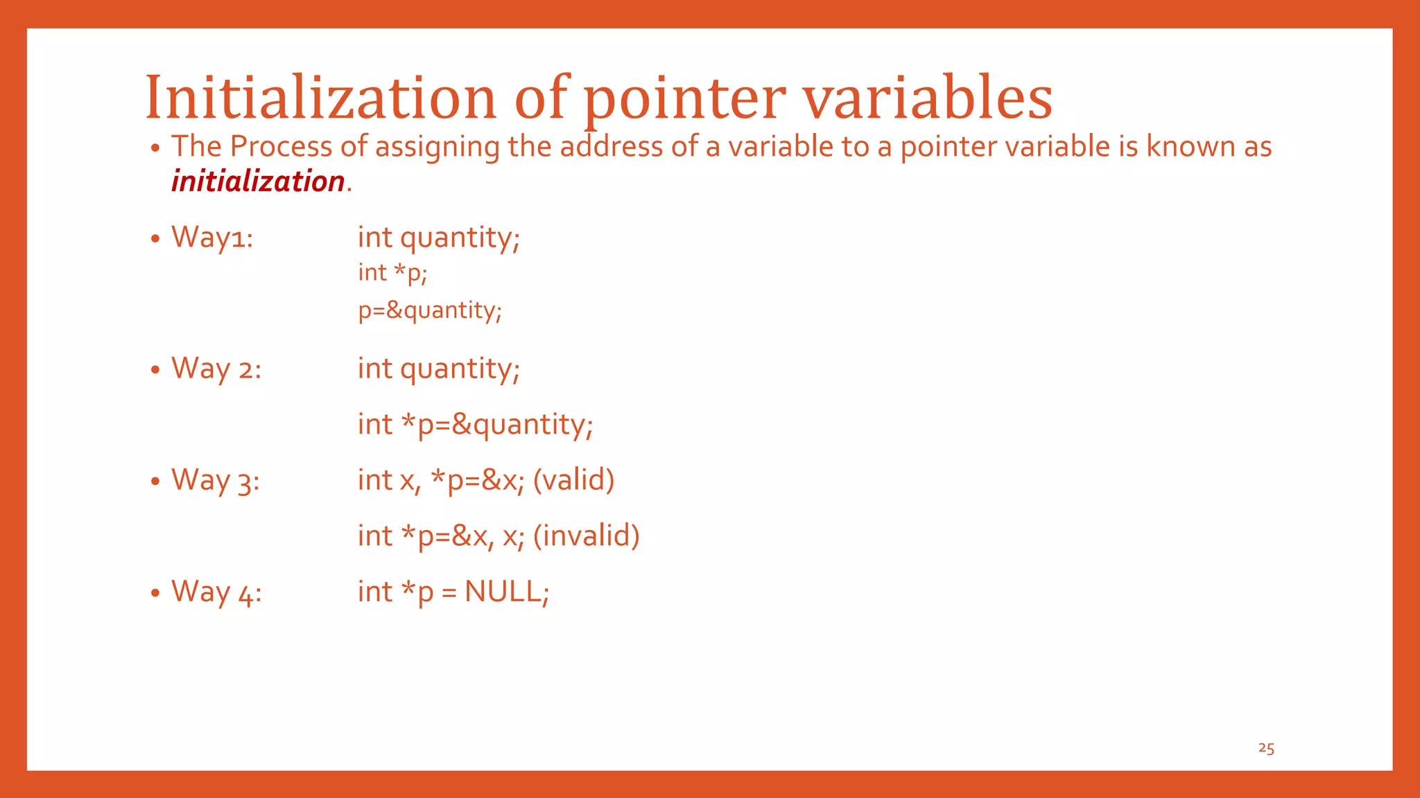 POINTERS IN C | PPTX
