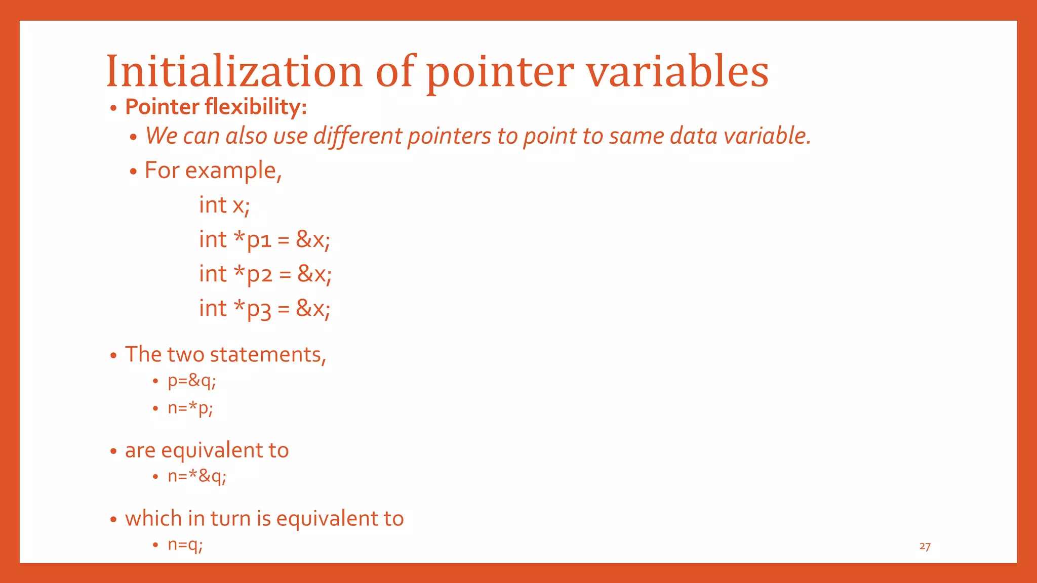POINTERS IN C | PPT
