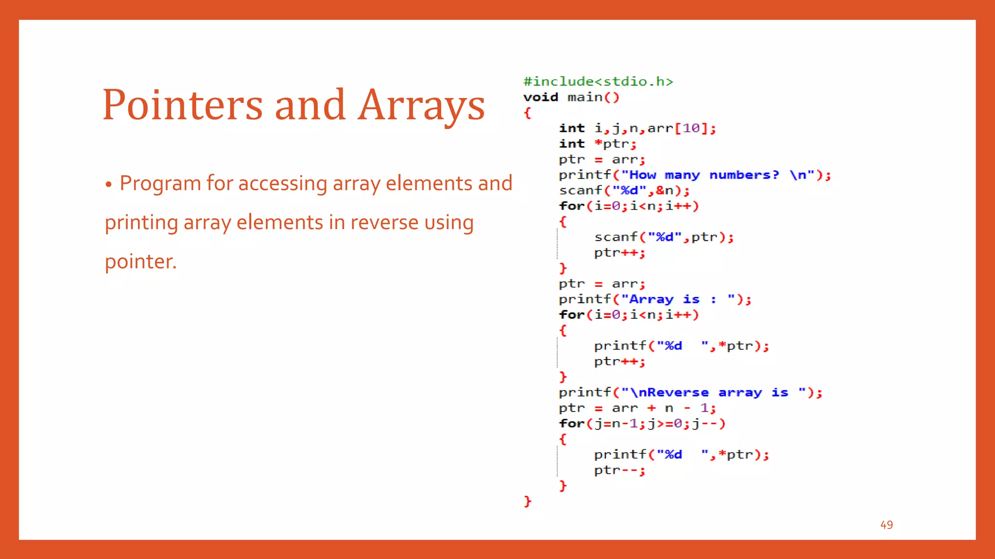 POINTERS IN C | PPTX
