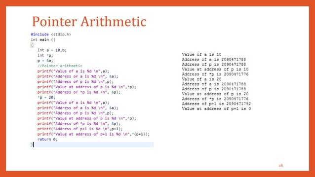 POINTERS IN C | PPTX