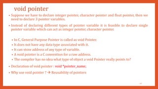 POINTERS IN C | PPTX