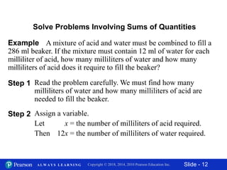 10.4 applications of linear equations | PPTX
