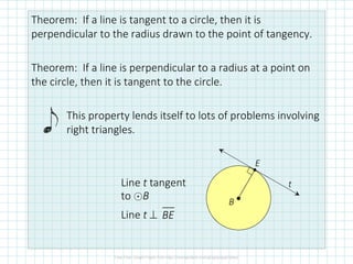 10.1 Circle Vocabulary and Tangents | PDF