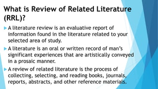 related studies definition
