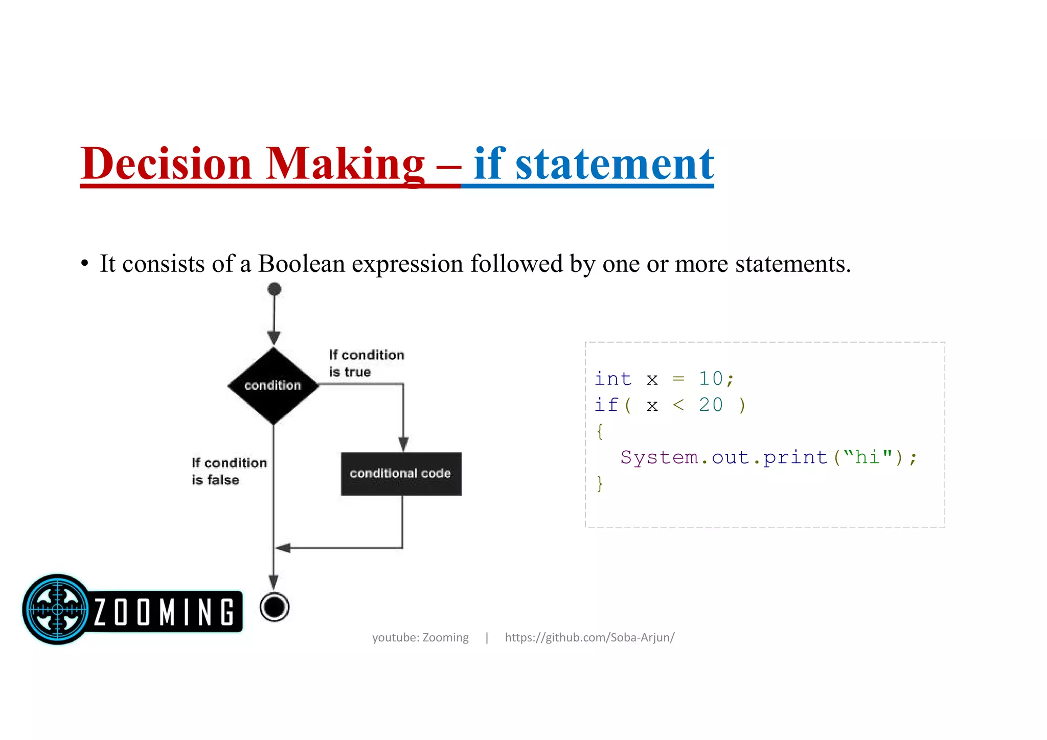 Java decision making | PPT