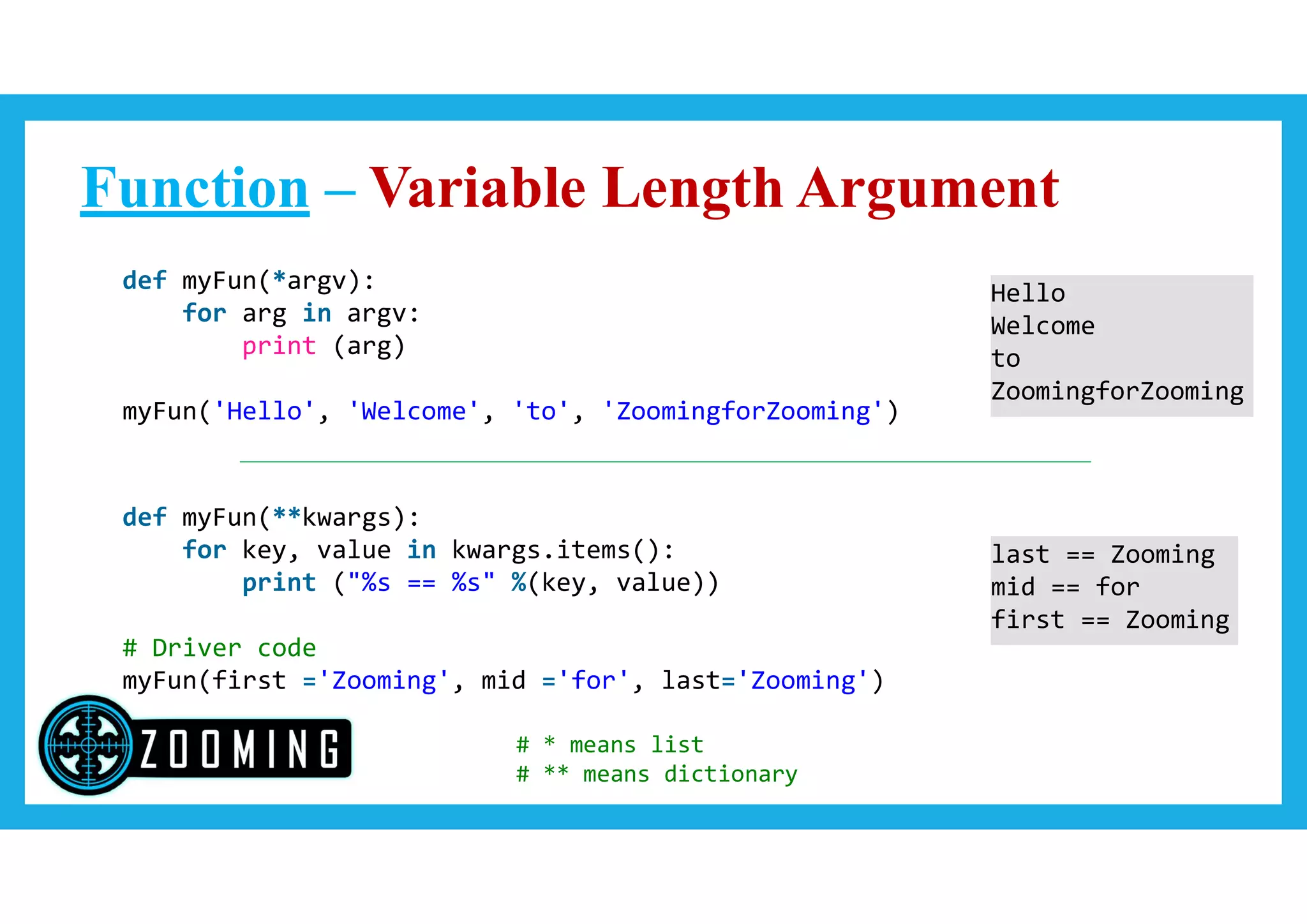 Python Function | PPT