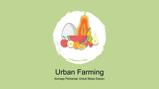 Urban Farming
Konsep Pertanian Untuk Masa Depan
 