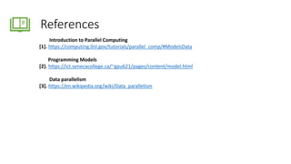 Data Parallel and Object Oriented Model | PPTX