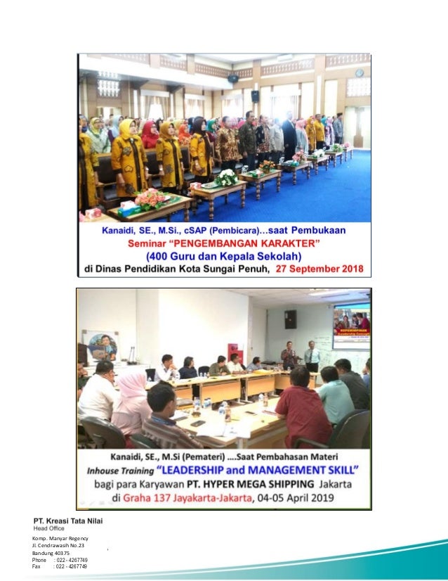 Silabus pelatihan &quot;EMOTIONAL QUOTIENTs (EQ), MOTIVATION