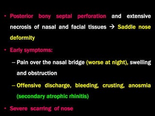Granulomatous diseases of nose | PPT