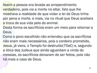 (4) Revela(4) Revela que líderes ímpios acabam levando o povo à
ruína e ilustra o princípio de que "a justiça engrandece a
nação, mas o pecado é uma vergonha para qualquer
povo" (Pv 14.34).
(5) Contém(5) Contém narrativas bíblicas bem conhecidas, como:
Elias é levado aos céus num redemoinho. 2.11
Os zombadores da careca de Eliseu. 2.23
Milagres do azeite, dos pães e da sopa mortal. 4.3-6
A cura de Naamã (5.14) e a lepra de Geazi. 5.27
O ferro do machado emprestado que flutuou na água. 6.6
A morte violenta de Jezabel. 9.36,37
A enfermidade de Ezequias e sua cura. 20.1
 