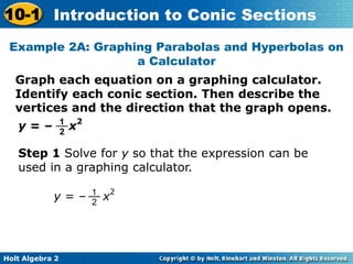 10-1 Intro to Conic Sections- class.ppt