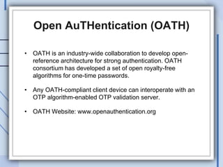 Oath Algorithm 10 1 otp all | PPT