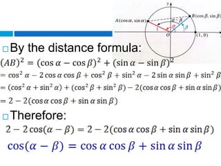  By the distance formula:
 Therefore:
 