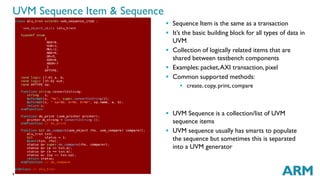 UVM basics Arm Cpu verificationThis lecture aims to: demonstrate the ...