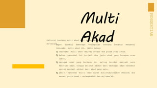 Multi Akad (Hiybrid Contract) | PPTX