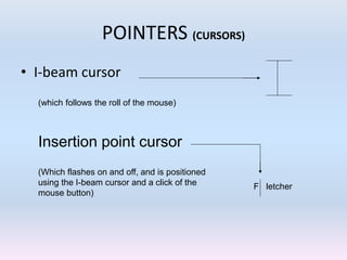 Pointer Instructinal 10. introduction to windows | PPT