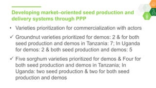 Research Program Genetic Gains (RPGG) Review Meeting 2021: Building sustainable seed systems in Eastern Africa (Achievements, challenges & opportunities) By Dr Essegbemon Akpo